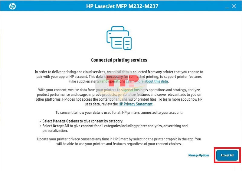 Hướng cài đặt Driver máy in HP M236Sdw - Bước 6