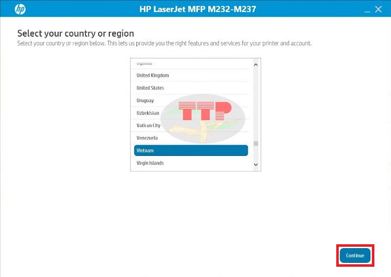 Hướng cài đặt Driver máy in HP M236Sdw - Bước 7