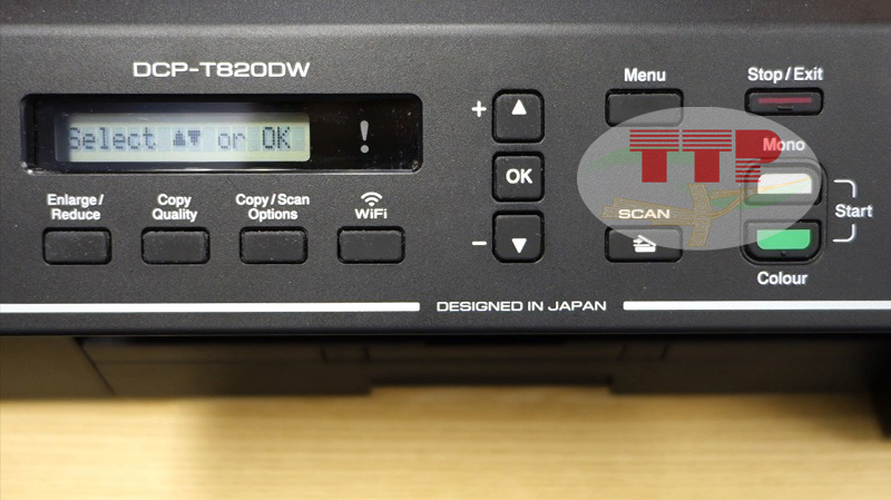 Setup máy in để cài đặt Driver máy in Brother T820dw - Bước 6