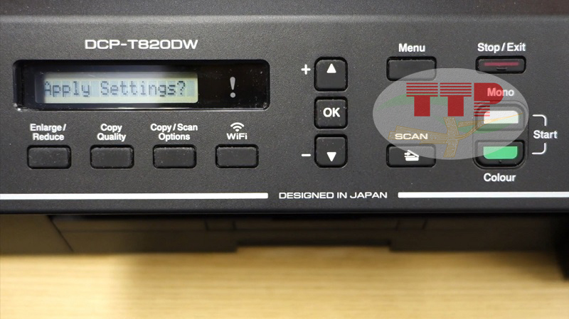 Setup máy in để cài đặt Driver máy in Brother T820dw - Bước 7
