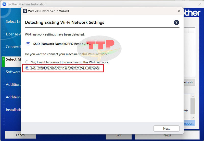 Hướng dẫn cài đặt Driver Brother HL-B2180Dw - Bước 5