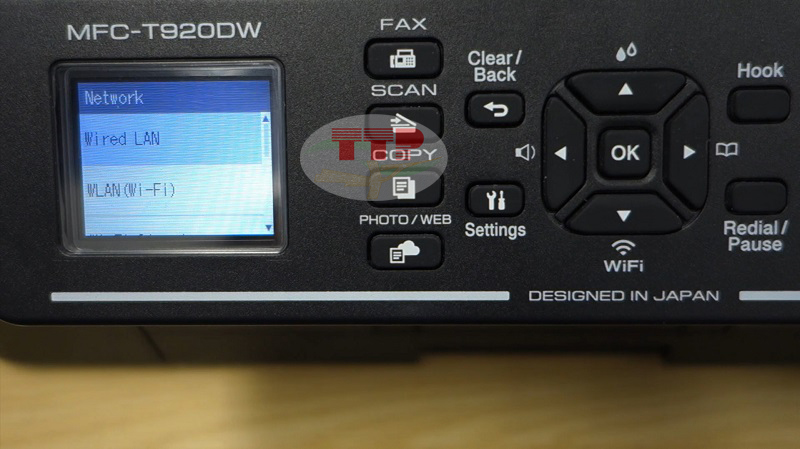 Hướng dẫn kết nối wifi máy in Brother T920dw - Bước 4