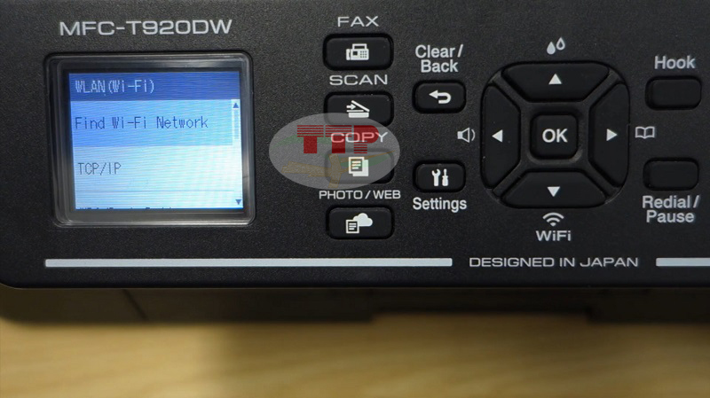 Hướng dẫn kết nối wifi máy in Brother T920dw - Bước 5