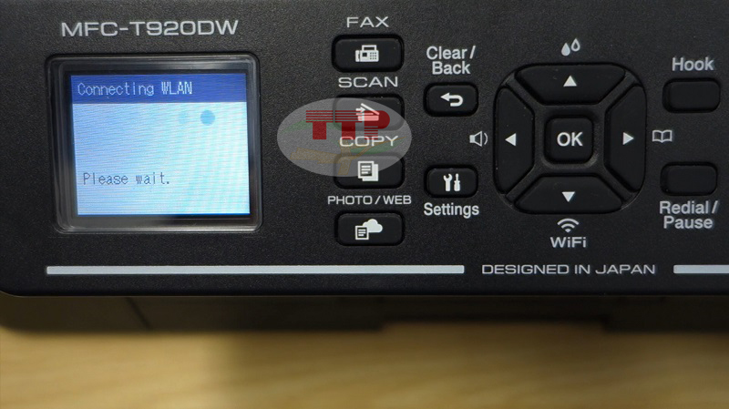 Hướng dẫn kết nối wifi máy in Brother T920dw - Bước 7