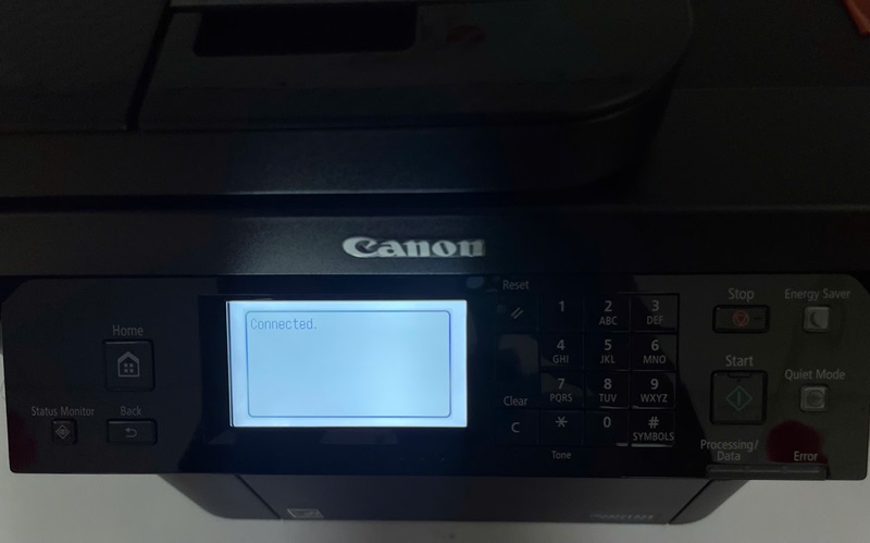Hướng dẫn kết nối Wifi Canon MF264Dw II TTP