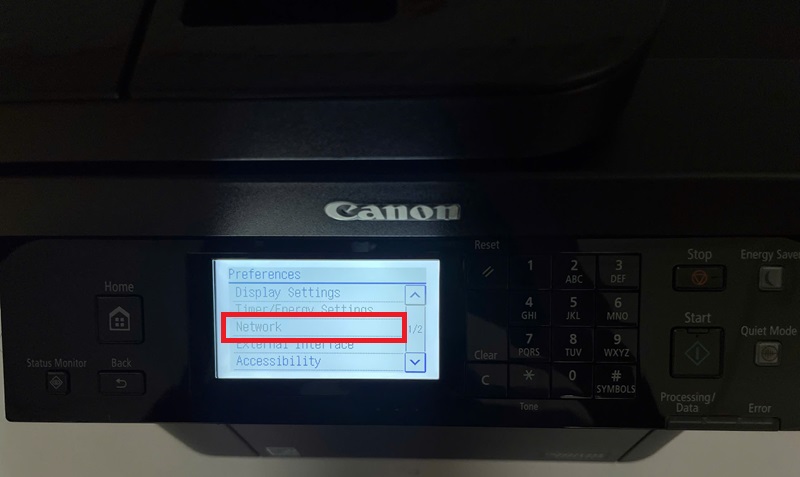Hướng dẫn kết nối Wifi Canon MF264Dw II TTP