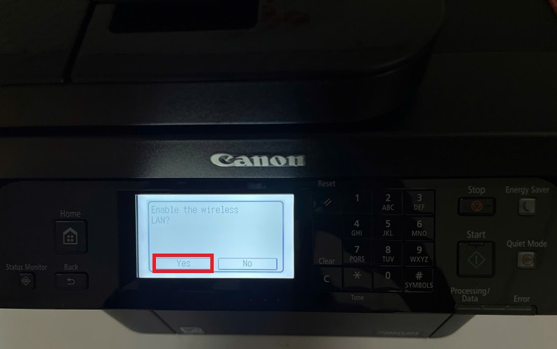 Hướng dẫn kết nối Wifi Canon MF264Dw II TTP