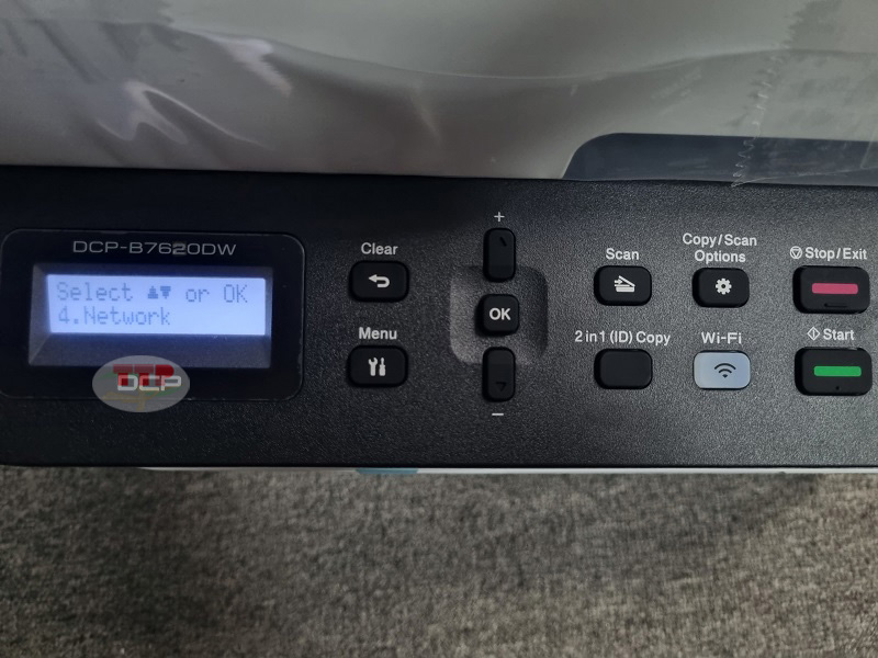 Kết nối wifi máy in Brother DCP-B7620Dw - Bước 3