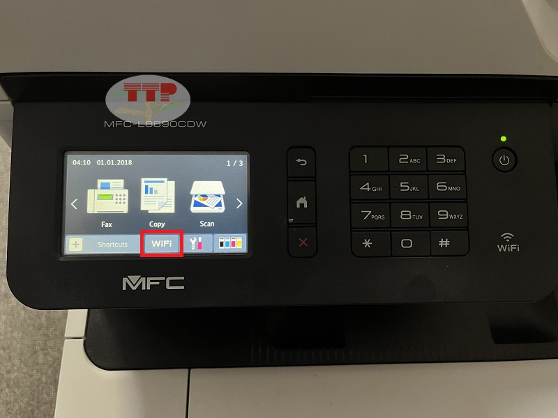 Hướng dẫn kết nối wifi máy in Brother MFC-L8690Cdw - Bước 2