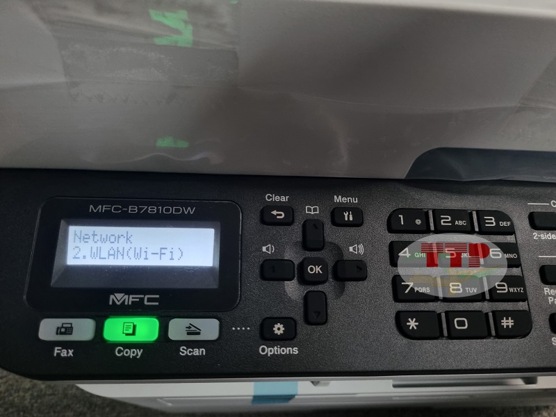 Hướng dẫn kết nối wifi Brother 7810Dw - Bước 4