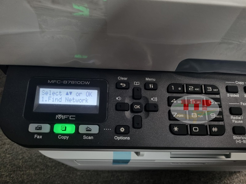 Hướng dẫn kết nối wifi Brother 7810Dw - Bước 5