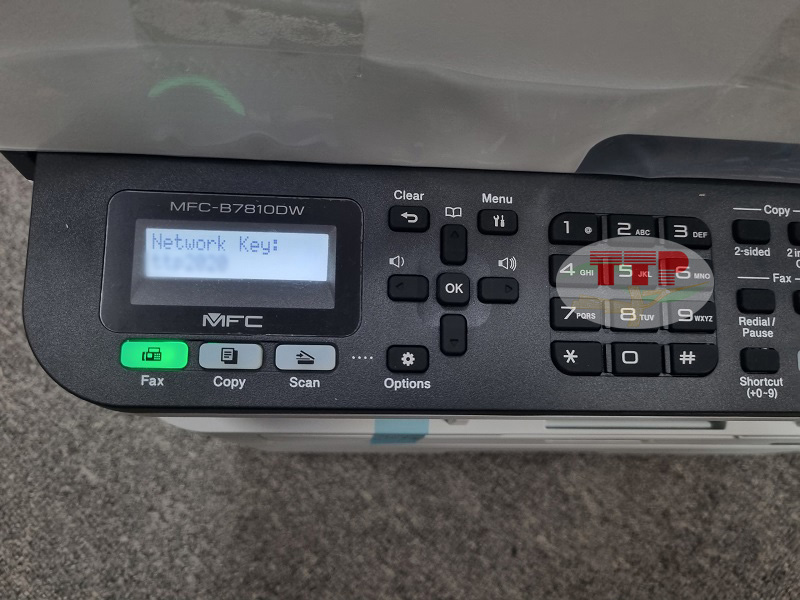 Hướng dẫn kết nối wifi Brother 7810Dw - Bước 7