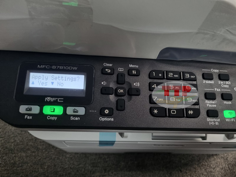Hướng dẫn kết nối wifi Brother 7810Dw - Bước 7