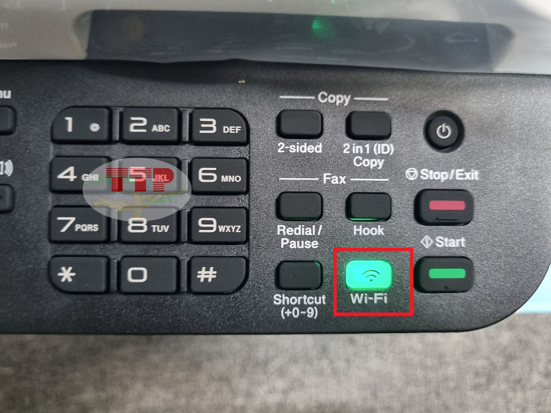 Hướng dẫn kết nối wifi Brother 7810Dw - Bước 7