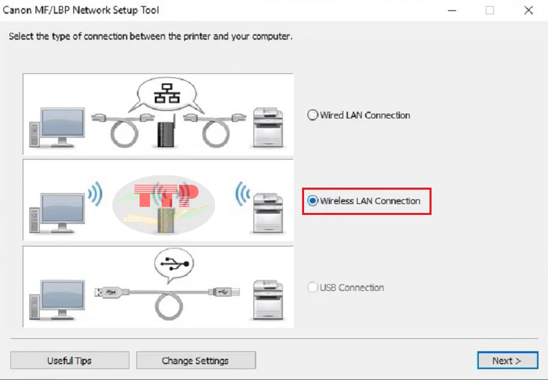 Hướng dẫn kết nối wifi máy in Canon LBP 6030W - Bước 3