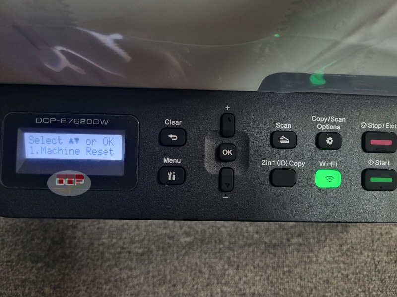 Hướng dẫn khôi phục cài đặt gốcBrother 7620Dw - Bước 5