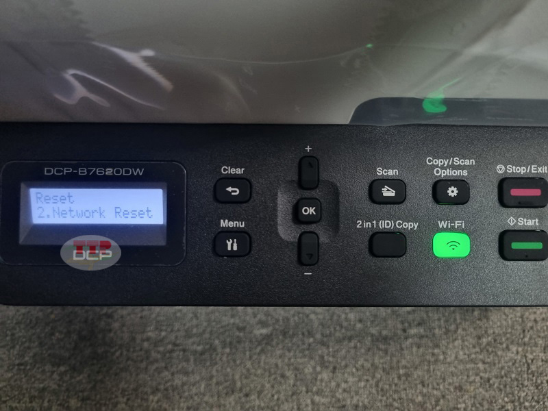 Hướng dẫn khôi phục cài đặt gốcBrother 7620Dw - Bước 5