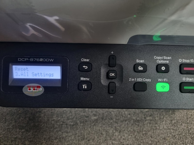 Hướng dẫn khôi phục cài đặt gốcBrother 7620Dw - Bước 5