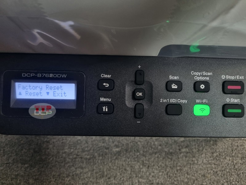 Hướng dẫn khôi phục cài đặt gốcBrother 7620Dw - Bước 6