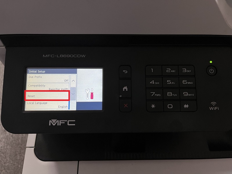 Hướng dẫn khôi phục cài đặt gốc máy in Brother MFC-L8690Cdw - Bước 4
