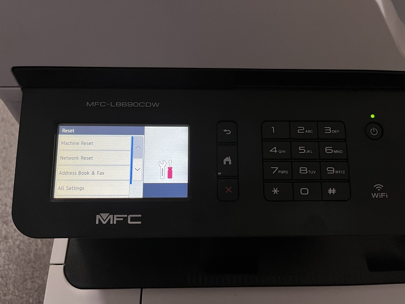 Hướng dẫn khôi phục cài đặt gốc máy in Brother MFC-L8690Cdw - Bước 5