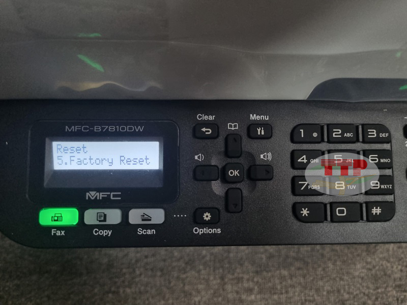 Hướng dẫn khôi phục cài đặt gốc Brother 7810Dw - Bước 5