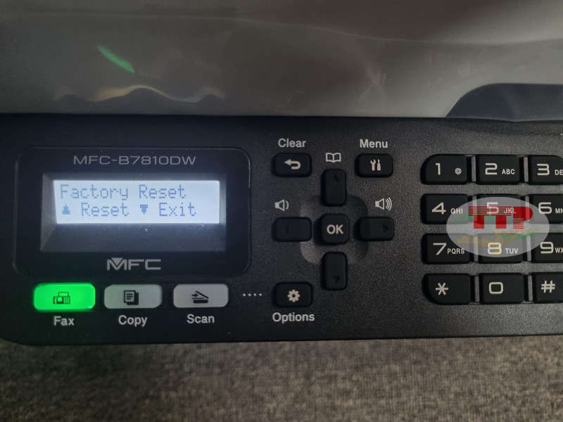 Hướng dẫn khôi phục cài đặt gốc Brother 7810Dw - Bước 6