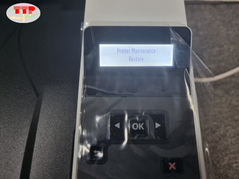 Hướng dẫn khôi phục cài đặt gốc máy in HP 4003dn/4004dn - Bước 4