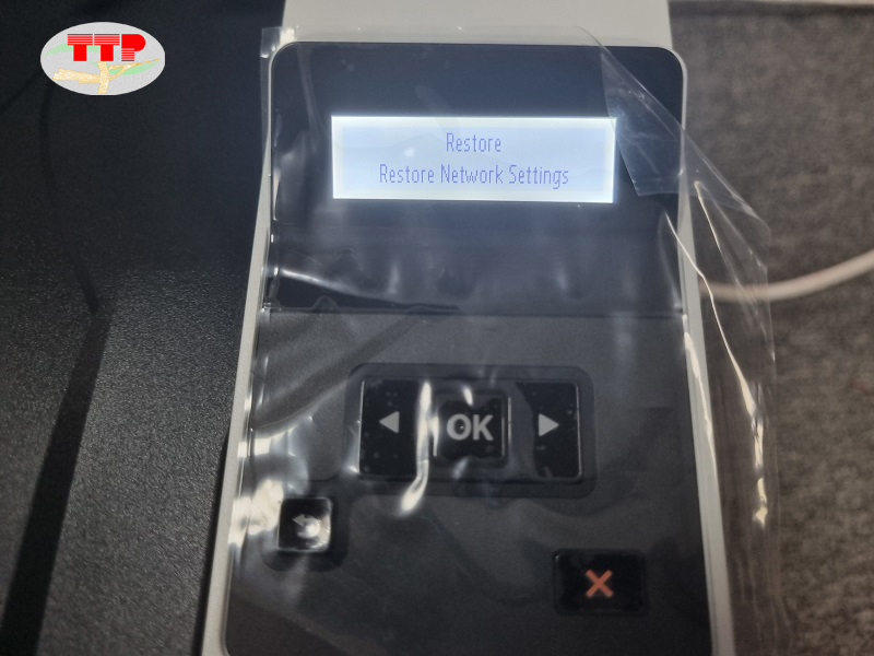 Hướng dẫn khôi phục cài đặt gốc máy in HP 4003dn/4004dn - Bước 5
