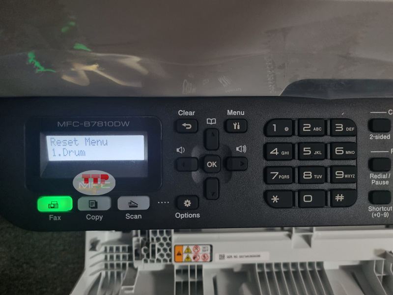 Cách sửa lỗi replace drum Brother B7810Dw - Bước 2