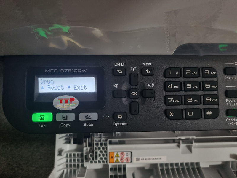 Cách sửa lỗi replace drum Brother B7810Dw - Bước 3