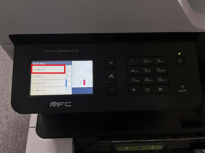 Cách sửa lỗi replace toner máy in Brother L8690Cdw - Bước 2