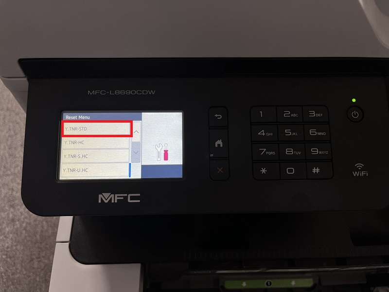 Cách sửa lỗi replace toner máy in Brother L8690Cdw - Bước 2
