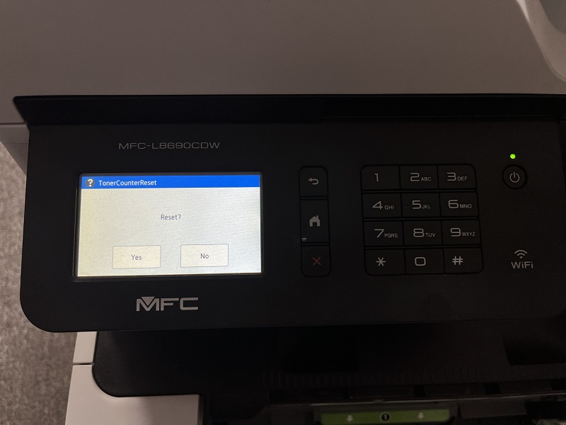 Cách sửa lỗi replace toner máy in Brother L8690Cdw - Bước 3