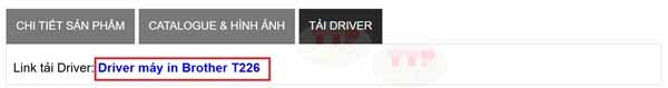 Hướng dẫn tải Driver máy in Brother DCP-T226 TTP