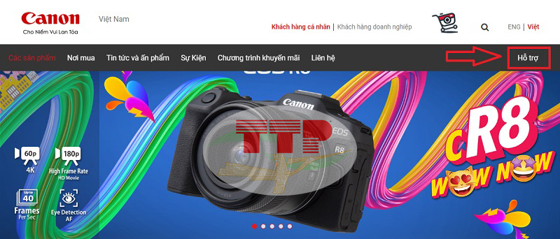Hướng dẫn tải Driver máy in Canon Pixma G5070 - Bước 2