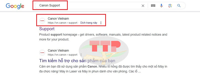 Hướng dẫn tải Driver Canon IX6770 - Bước 1
