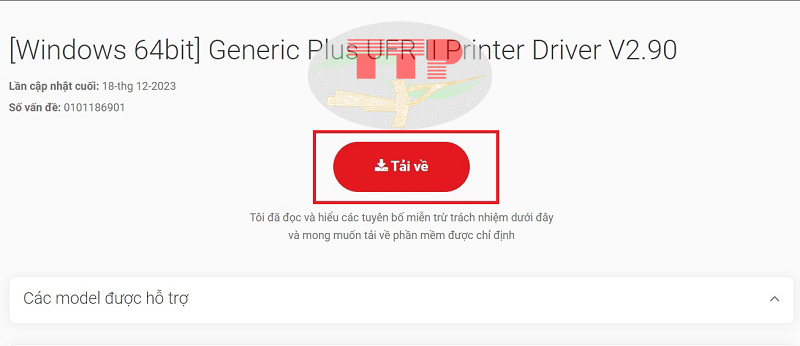 Hướng dẫn tải Driver máy in Canon LBP456w - Bước 5