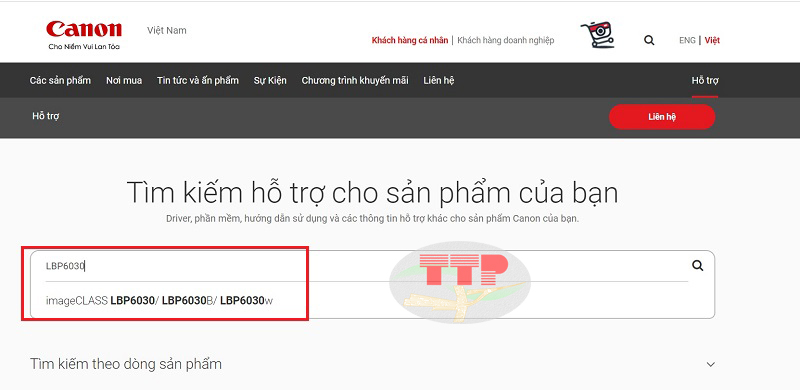 Hướng dẫn tải Driver máy in Canon LBP 6030 - Bước 3