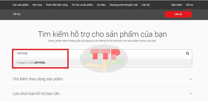Hướng dẫn tải Driver máy in Canon LBP458x - Bước 3