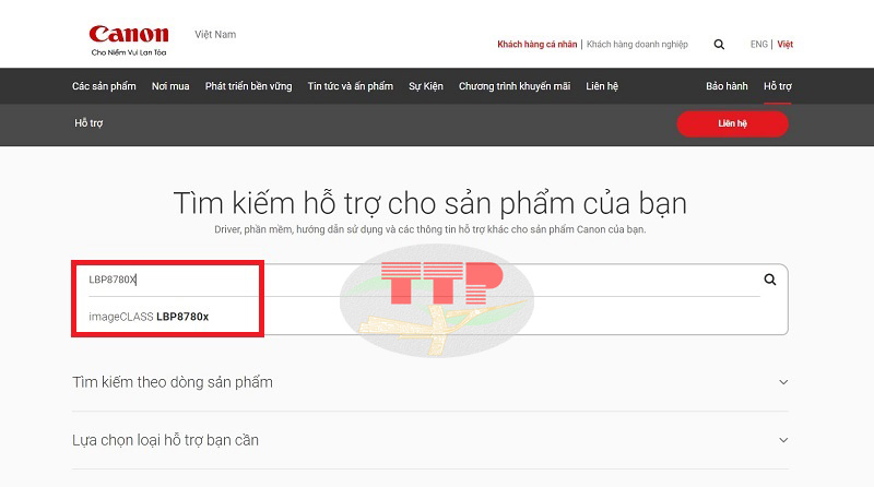 Tải Driver máy in Canon LBP8780X - Bước 3