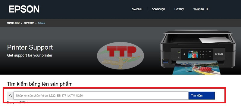 Hướng dẫn tải Driver máy in Epson L3210 -  Bước 2
