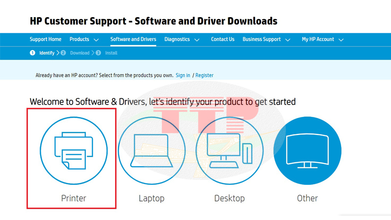 Hướng dẫn tải Driver máy in HP 440Dn