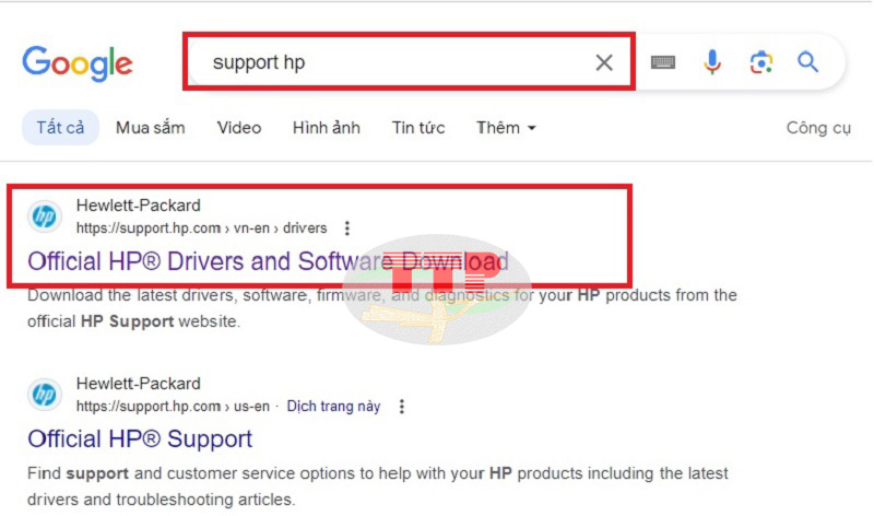 Hướng dẫn tải Driver máy in Hp MFP M236Sdw - Bước 1