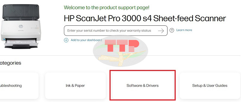 Hướng dẫn tải Driver máy scan HP 3000S4 - Bước 3