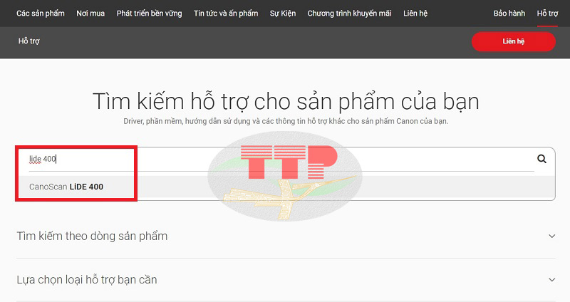 Hướng dẫn tải Driver máy scan Canon Lide 400 - Bước 3
