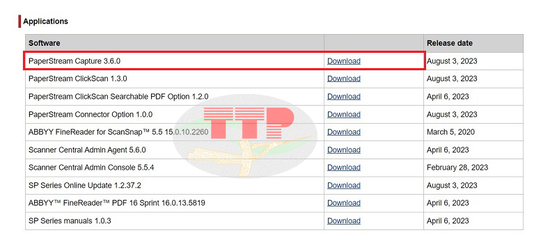 Hướng dẫn tải driver máy Scan Fujitsu SP1130N - Bước 3
