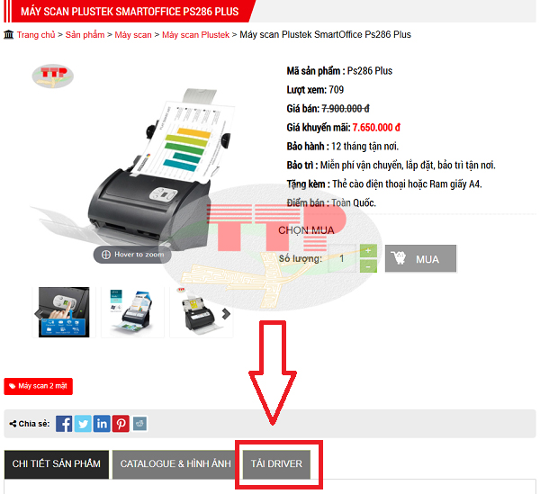 Hướng dẫn tải Driver máy scan Plustek 286 Plus chi tiết