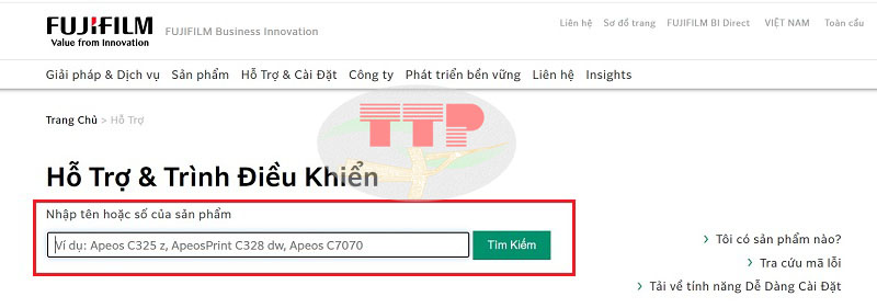 Hướng dẫn tải Driver máy photocopy FujiFilm Apeos 2560 - Bước 2