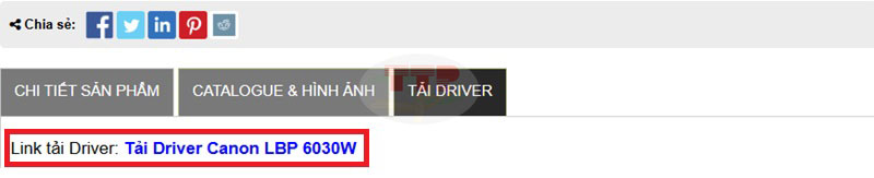  Hướng dẫn cài đặt Driver máy in Canon LBP 6030W TTP